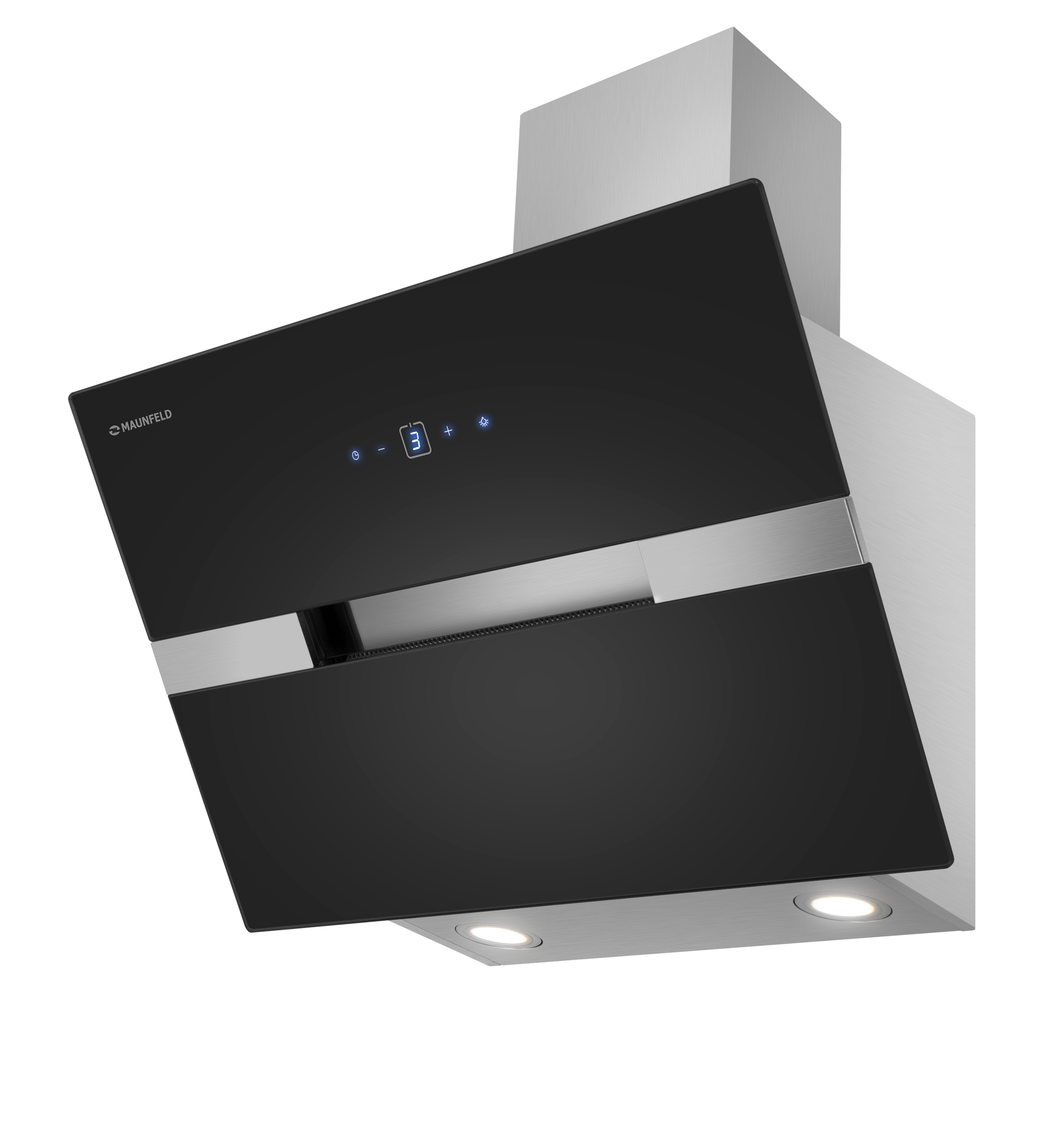 Вытяжка Maunfeld MERSEY 60 Inox Glass BLACK