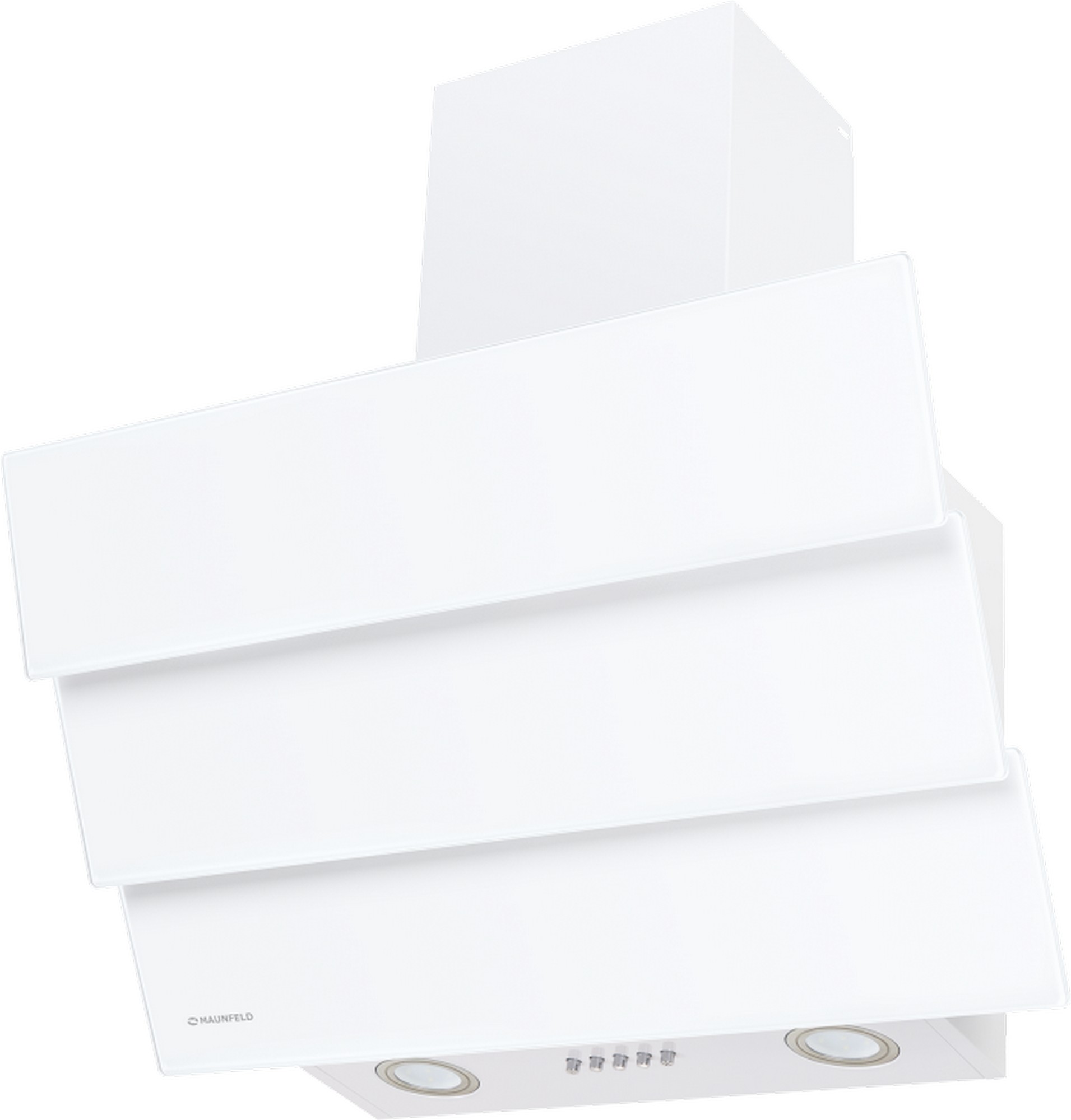 Вытяжка Maunfeld CASCADA PUSH 50 Glass White — фото 2