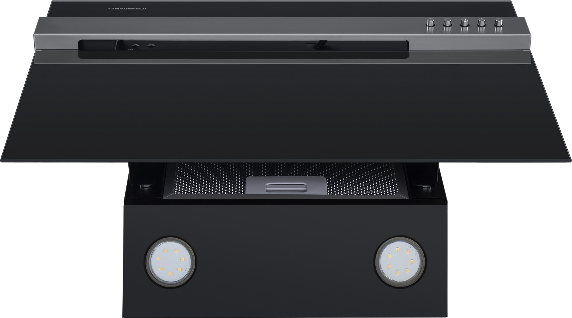 Вытяжка Maunfeld BRIDGE Line 50 Black stripe Inox — фото 2
