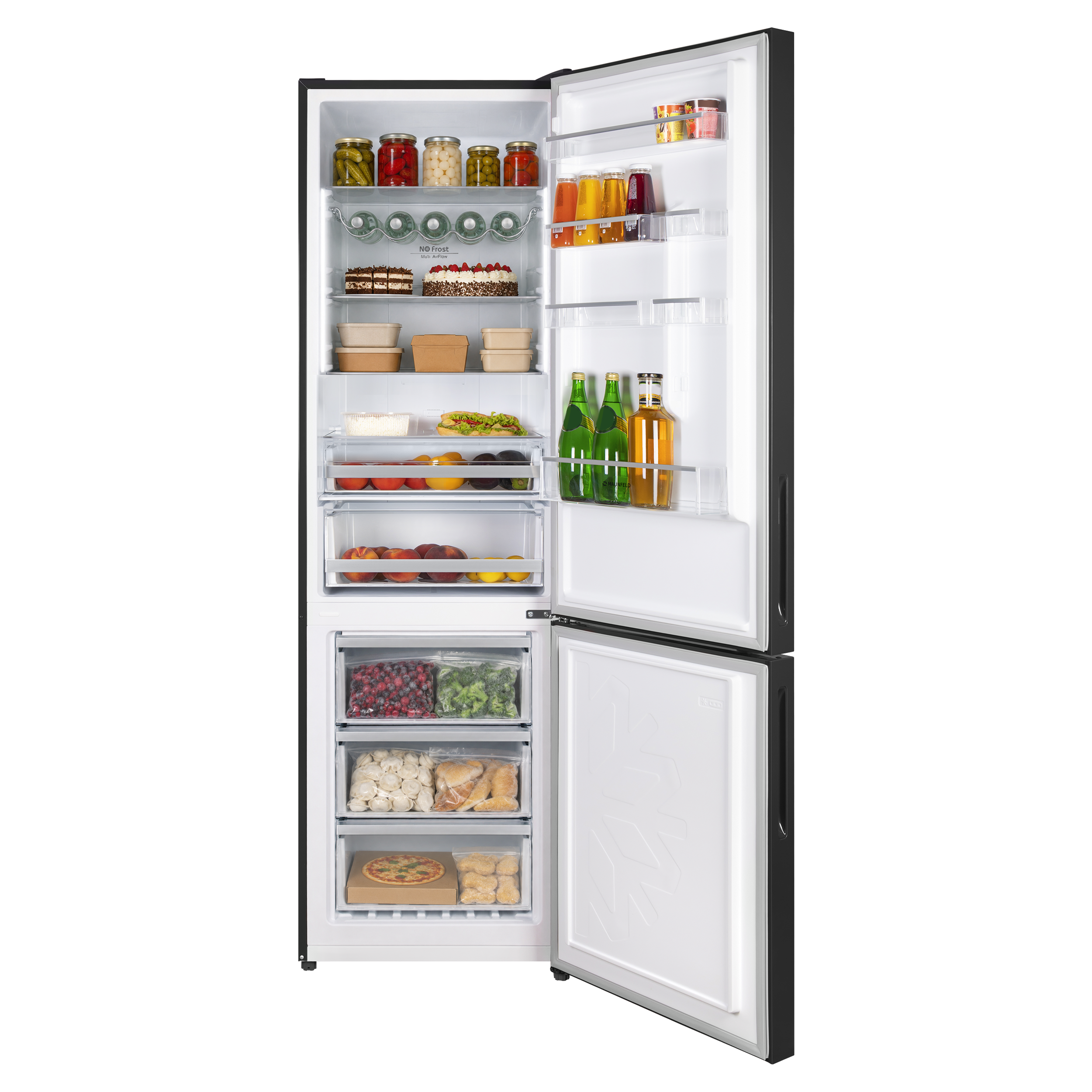 Холодильник Maunfeld MFF200NFB Matt Inverter — фото 5