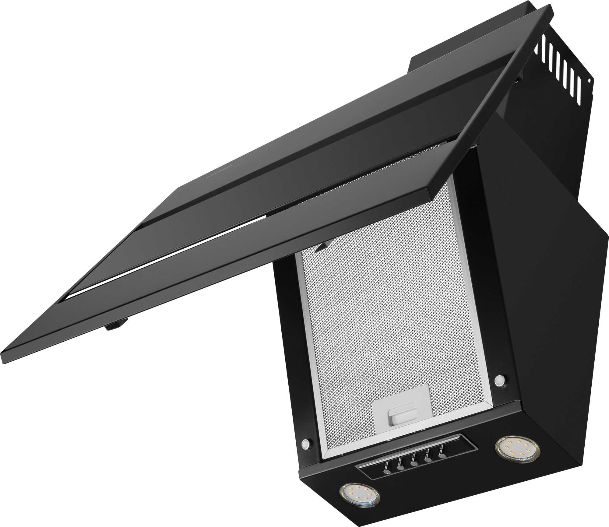 Вытяжка Maunfeld BRIDGE 50 black glass black — фото 3