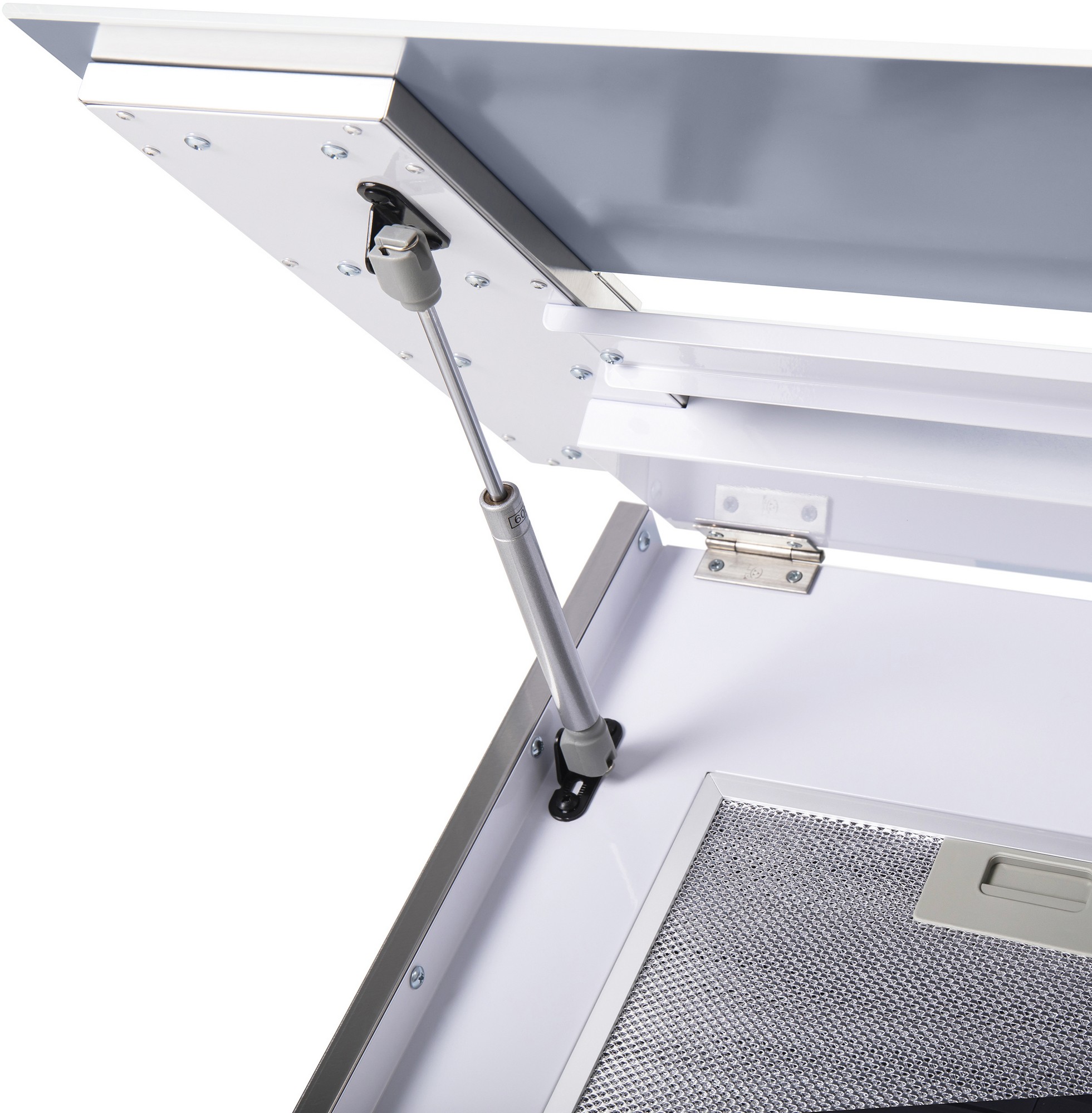 Вытяжка Maunfeld MERSEY 60 Inox Glass white — фото 10