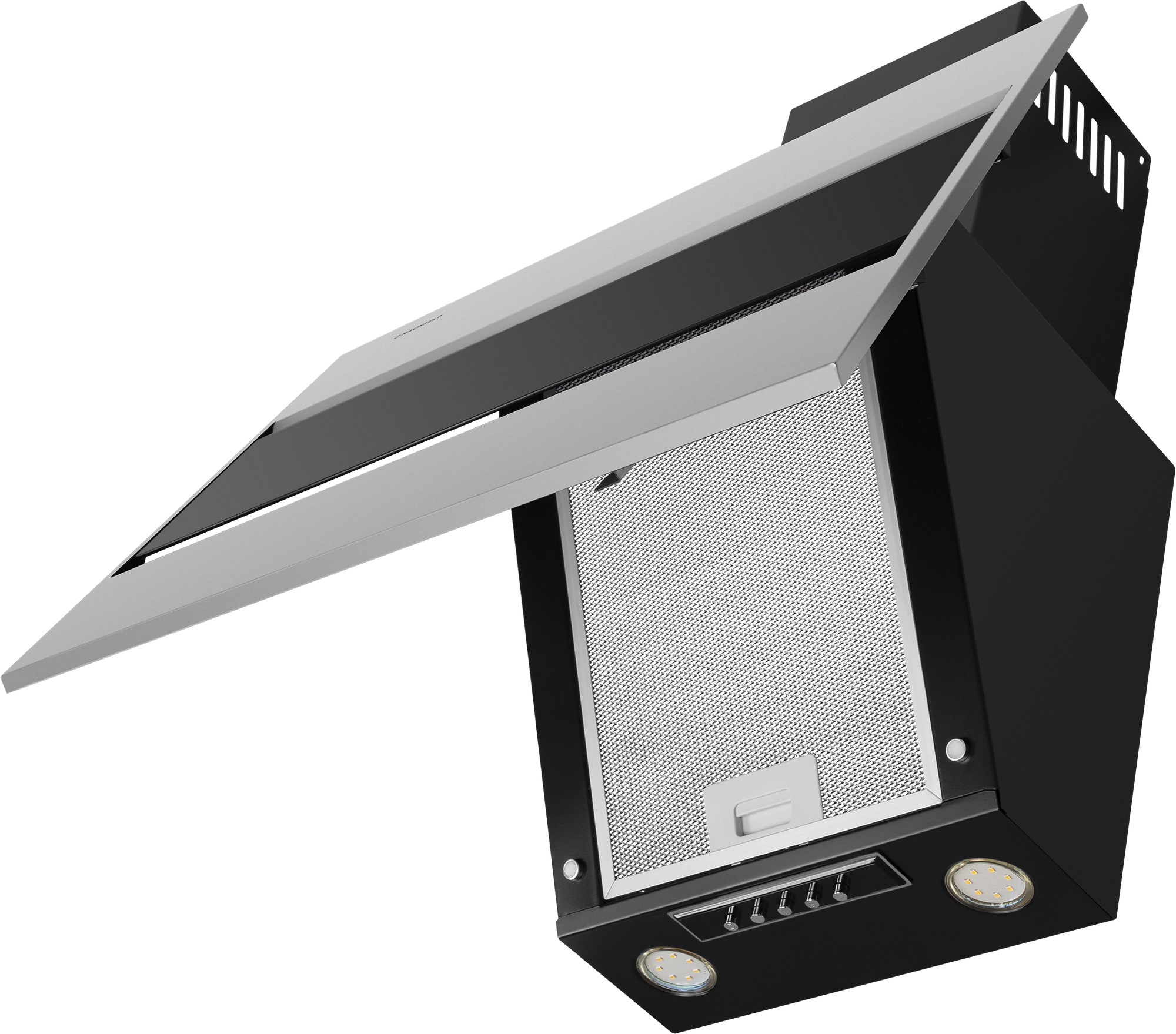 Вытяжка Maunfeld BRIDGE 60 INOX Glass Black — фото 3
