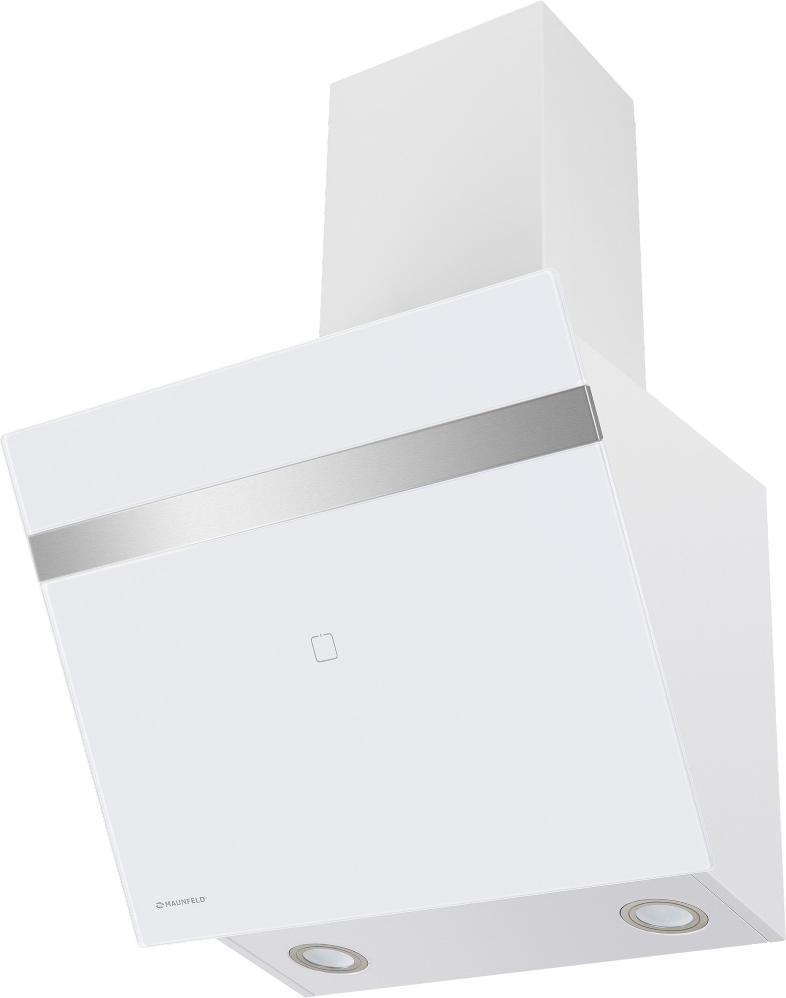 Вытяжка Maunfeld MEDWAY 60 Glass White/ Stripe Inox — фото 2
