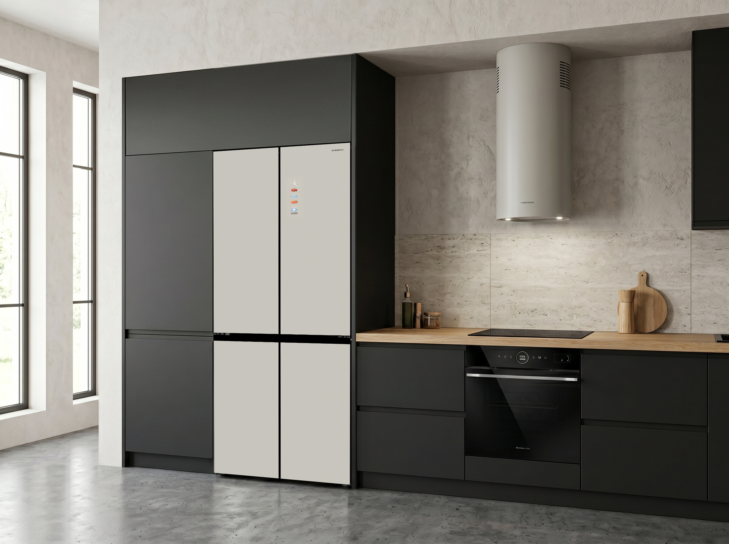 Холодильник Maunfeld MFF190NFDBG Matt Inverter — фото 20
