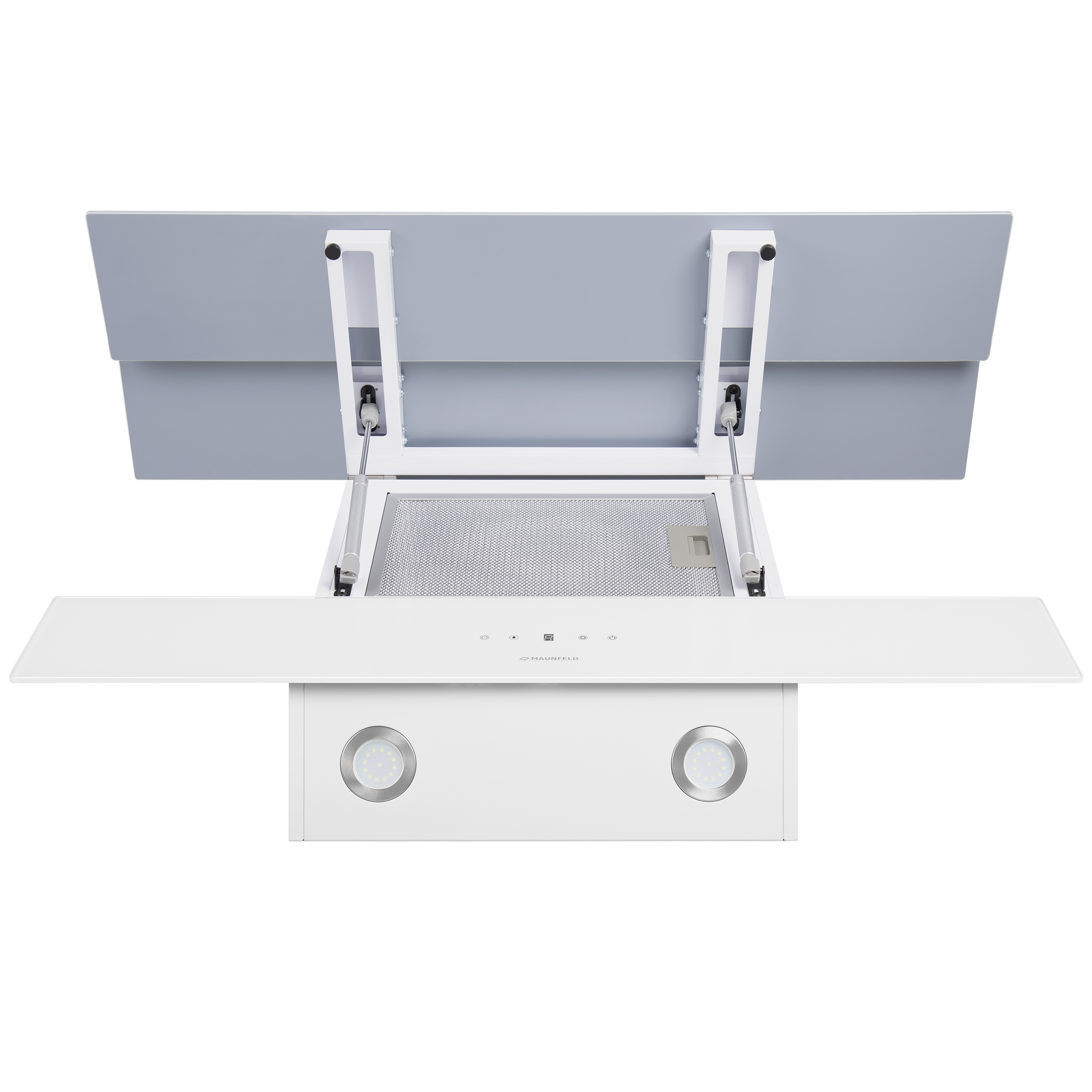 Вытяжка Maunfeld Manchester Light 90 White Glass White — фото 6