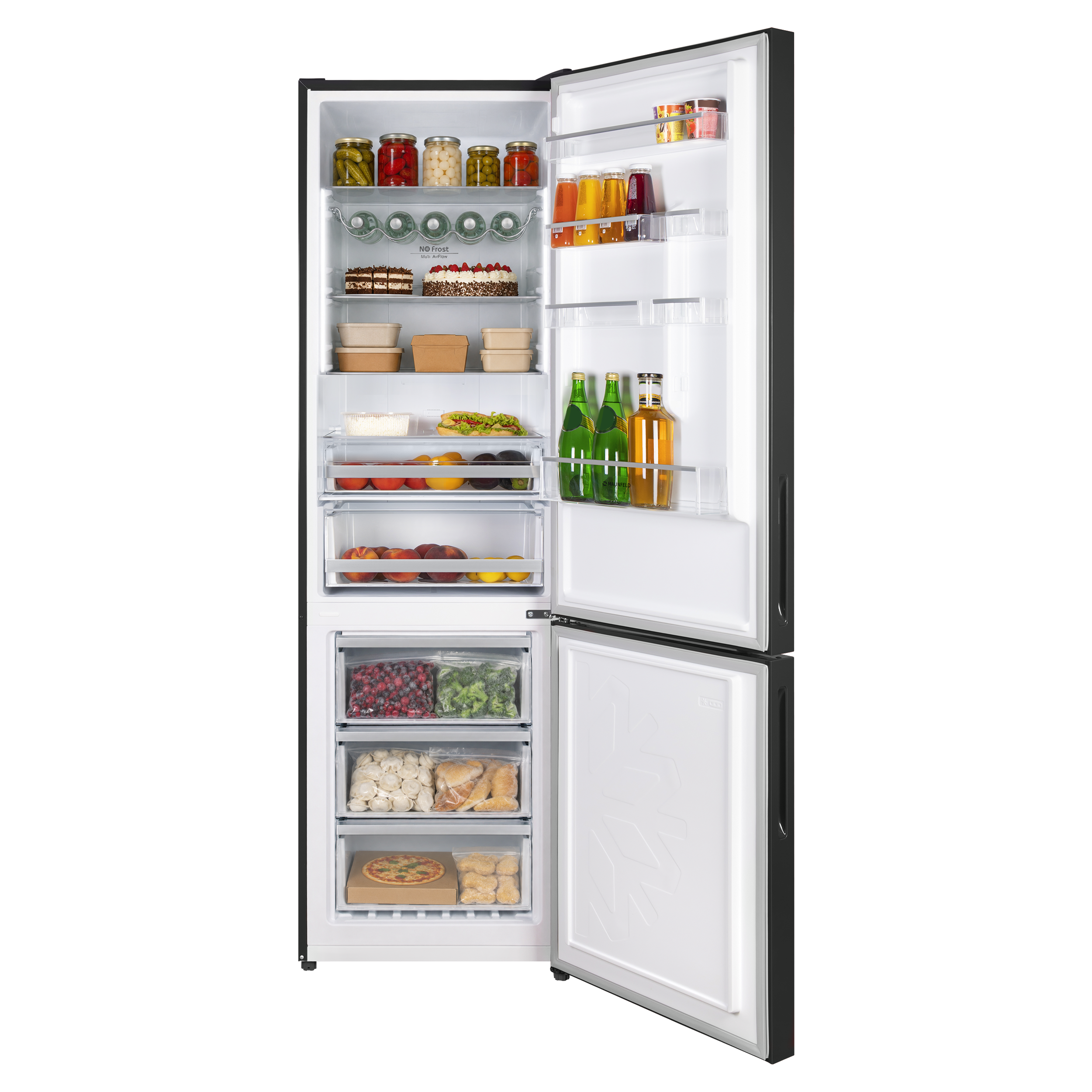 Холодильник Maunfeld MFF200NFGN Matt Inverter — фото 5