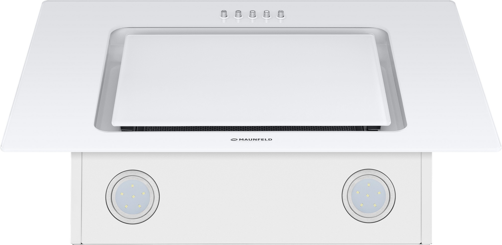 Вытяжка Maunfeld YORK PUSH 50 Glass White — фото 4