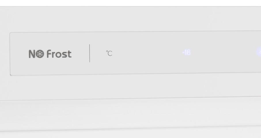 Электронное управление. Режимы заморозки: -16°С, -18°С, -20°С, -22°С, -24°С