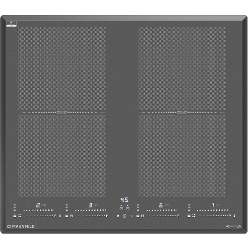 Индукционная варочная панель с&nbsp;двумя Flex Zone и&nbsp;Booster MAUNFELD CVI594SF2DGR Inverter