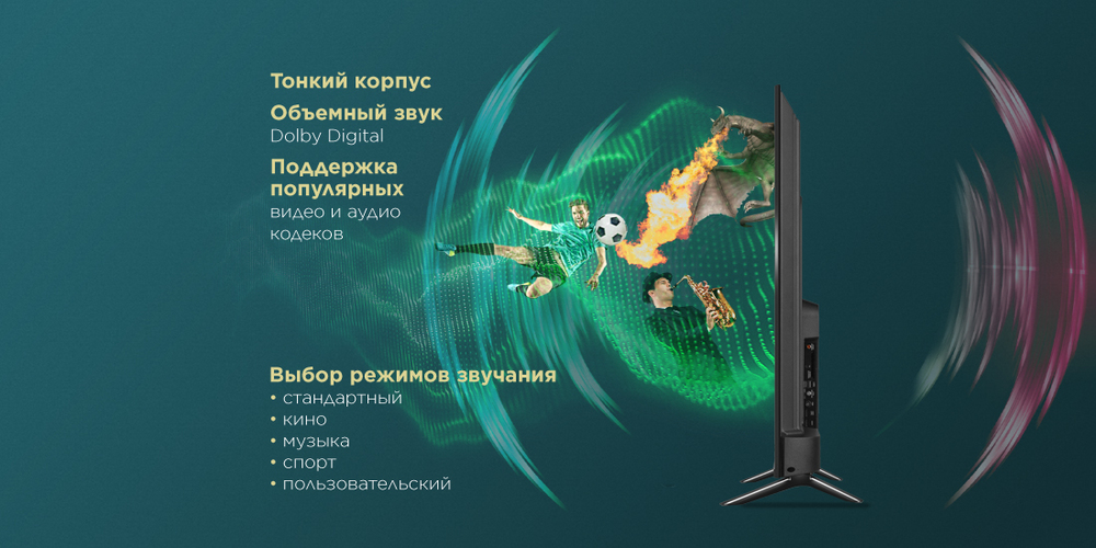 Dolby Digital совершенная технология звука, позволяющая создавать более качественный, объемный звук при меньшей скорости потока данных.