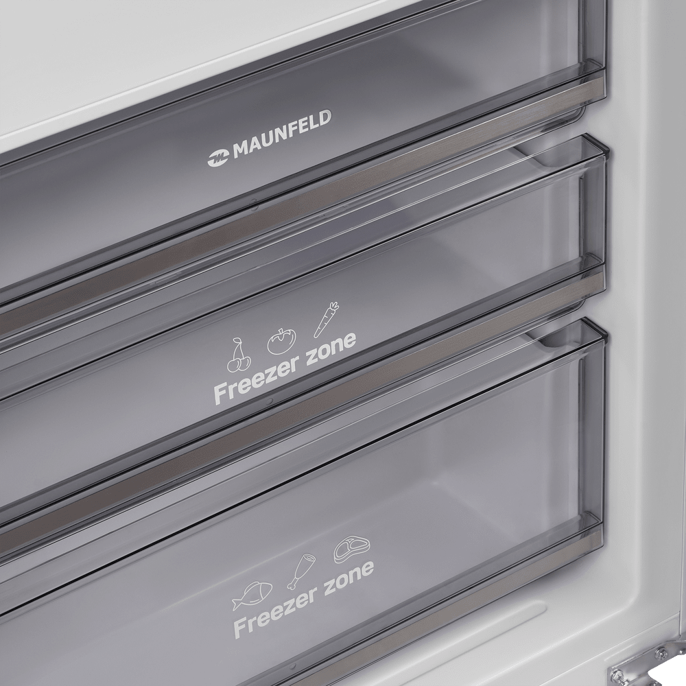 Холодильник-морозильник встраиваемый MAUNFELD MBF193NFW1GR - фото4