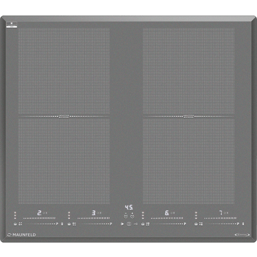 Индукционная варочная панель с&nbsp;двумя Flex Zone и&nbsp;Booster MAUNFELD CVI594SF2LGR Inverter