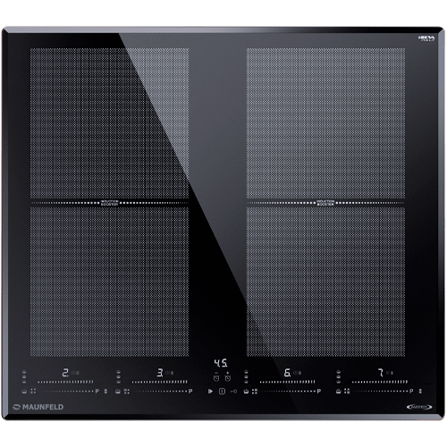 Индукционная варочная панель с&nbsp;двумя Flex Zone и&nbsp;Booster MAUNFELD CVI594SF2BK LUX Inverter