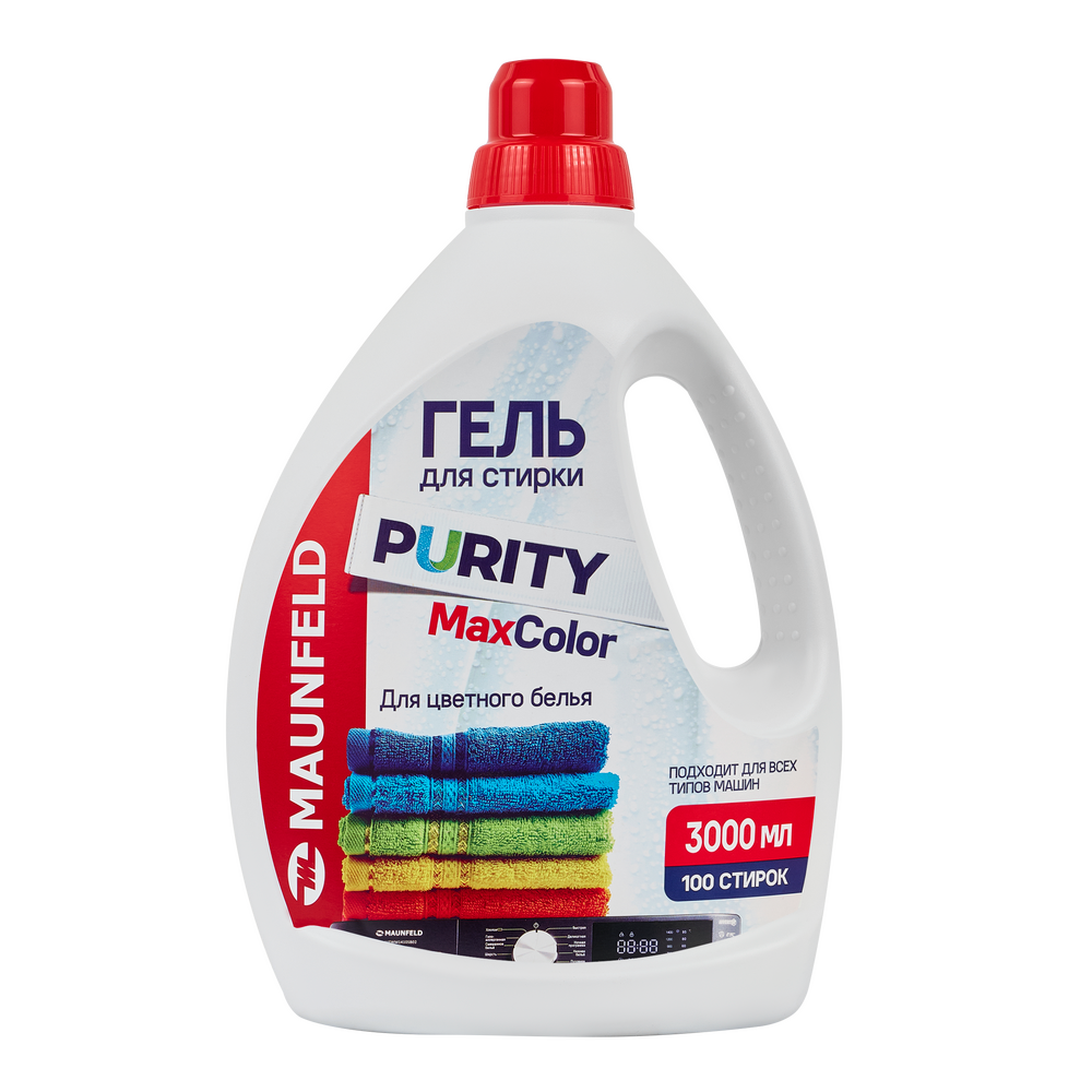 Гель для стирки Maunfeld Purity Max color 3000мл MWL3000PC - фото2