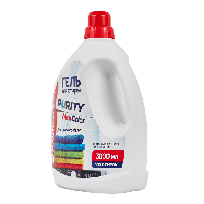 Гель для&nbsp;стирки Maunfeld Purity Max color 3000мл MWL3000PC