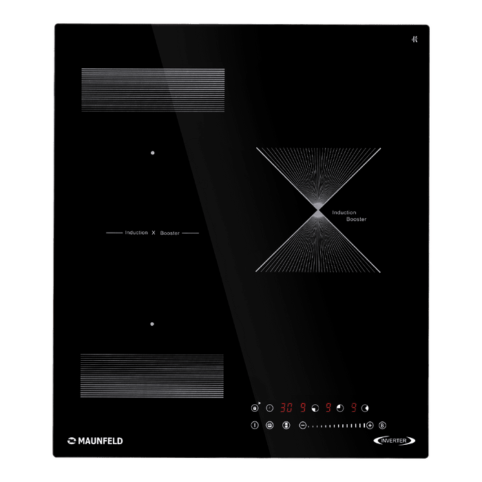 Индукционная варочная панель с&nbsp;объединением зон Bridge Induction MAUNFELD CVI453SBBKD Inverter