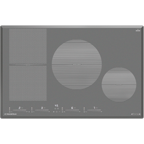 Индукционная варочная панель с&nbsp;Flex Zone и&nbsp;Booster MAUNFELD CVI804SFLGR Inverter