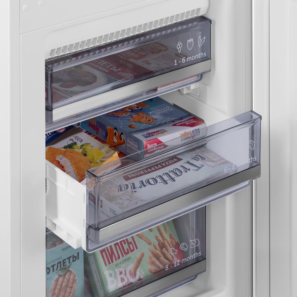 Холодильник-морозильник встраиваемый MAUNFELD MBF193NFFWGR - фото11