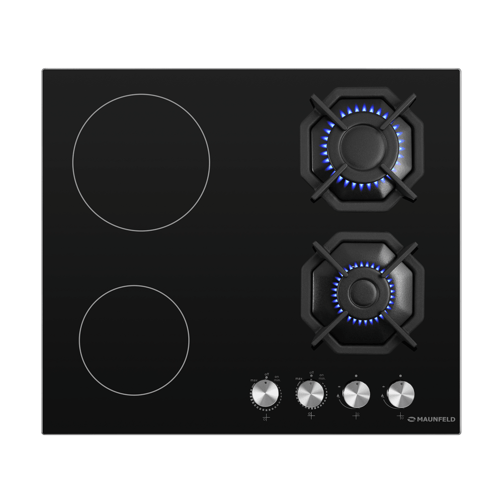 Комбинированная варочная панель MAUNFELD EEHG.642VC.2CB/KG - фото1