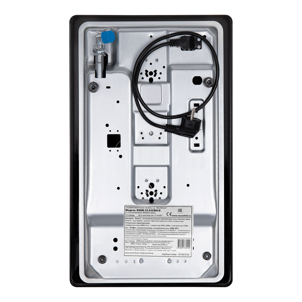 Газовая варочная панель MAUNFELD EGHE.32.63CBG/G купить по цене 13490 руб.  с доставкой